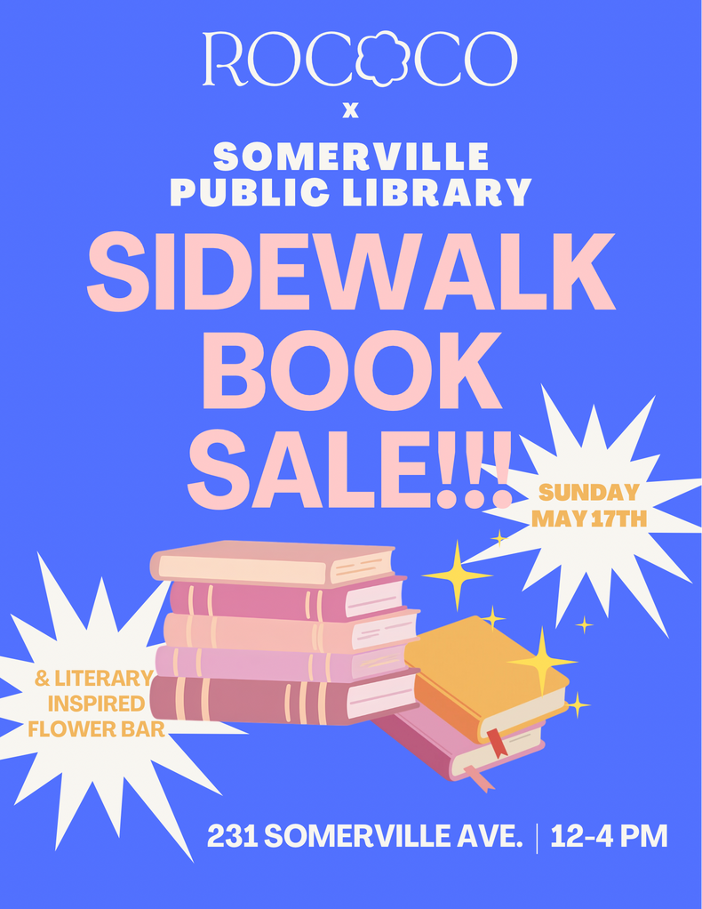 Sidewalk Book Sale with the Somerville Public Library
