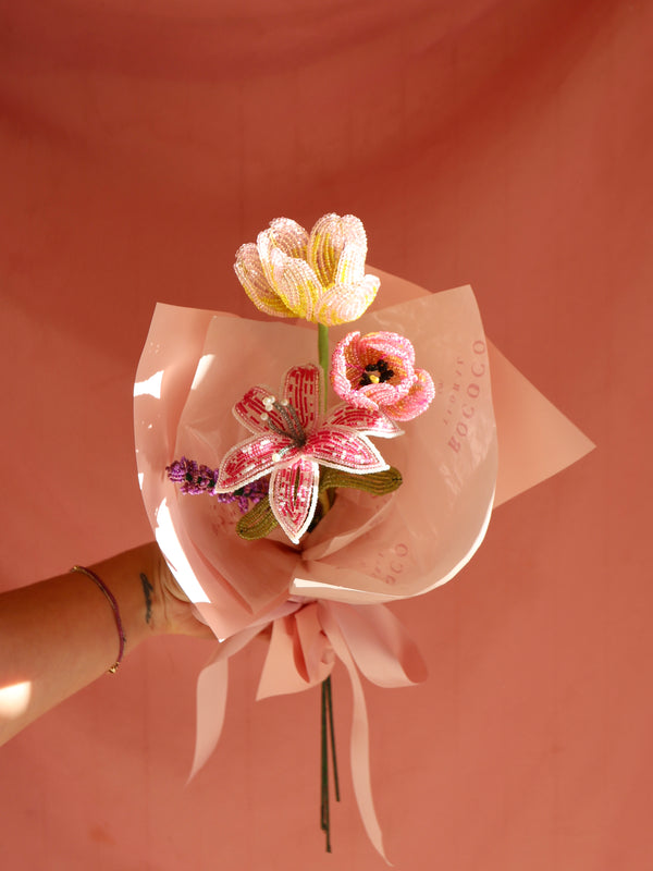 Botanical Beads French Beaded Bouquet image 1