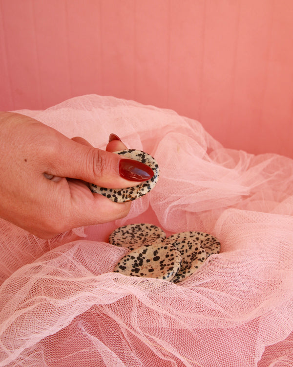 Dalmation Jasper Worry Stone image 1