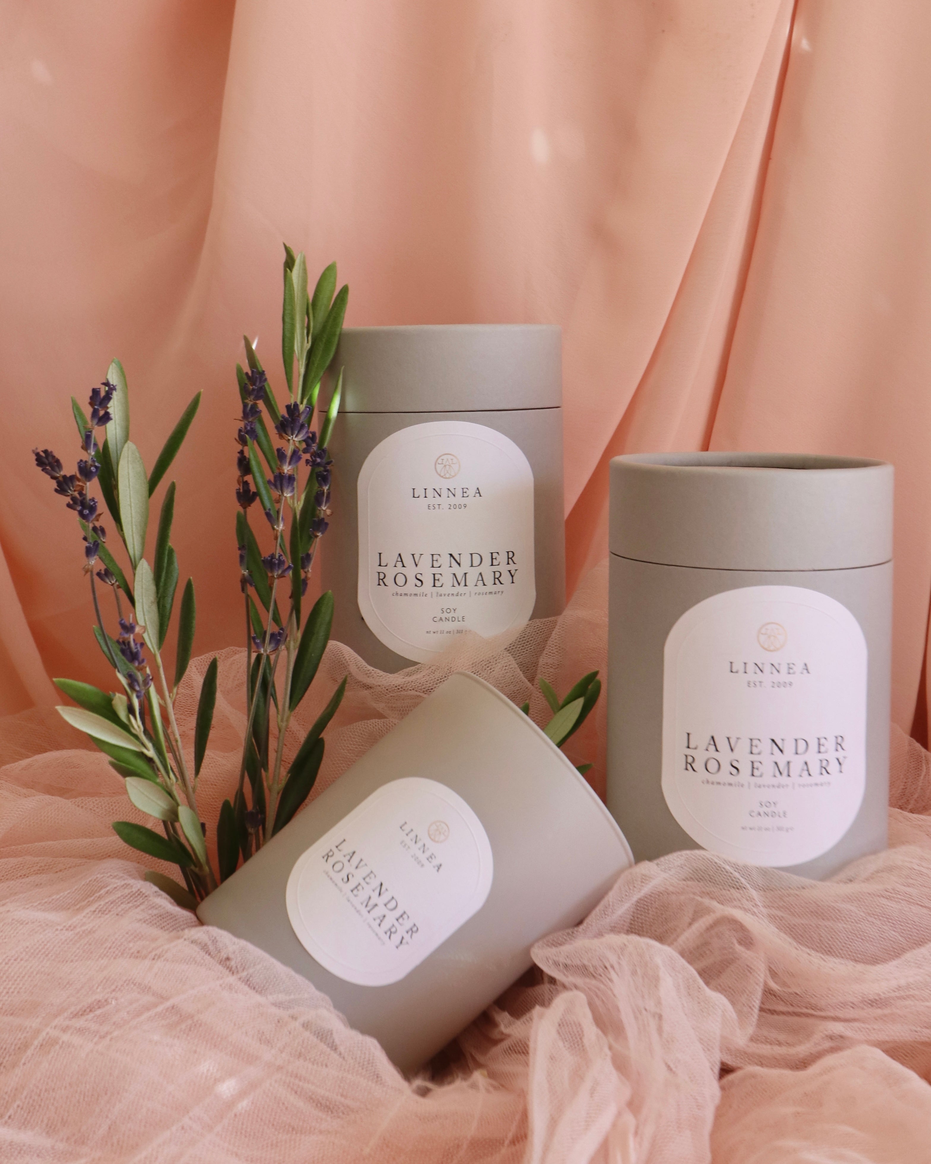 llica　FRANCAIS POUR UNE NUIT 限定BOX Linnea | Two-Wick Candles – Rococo Floral co.