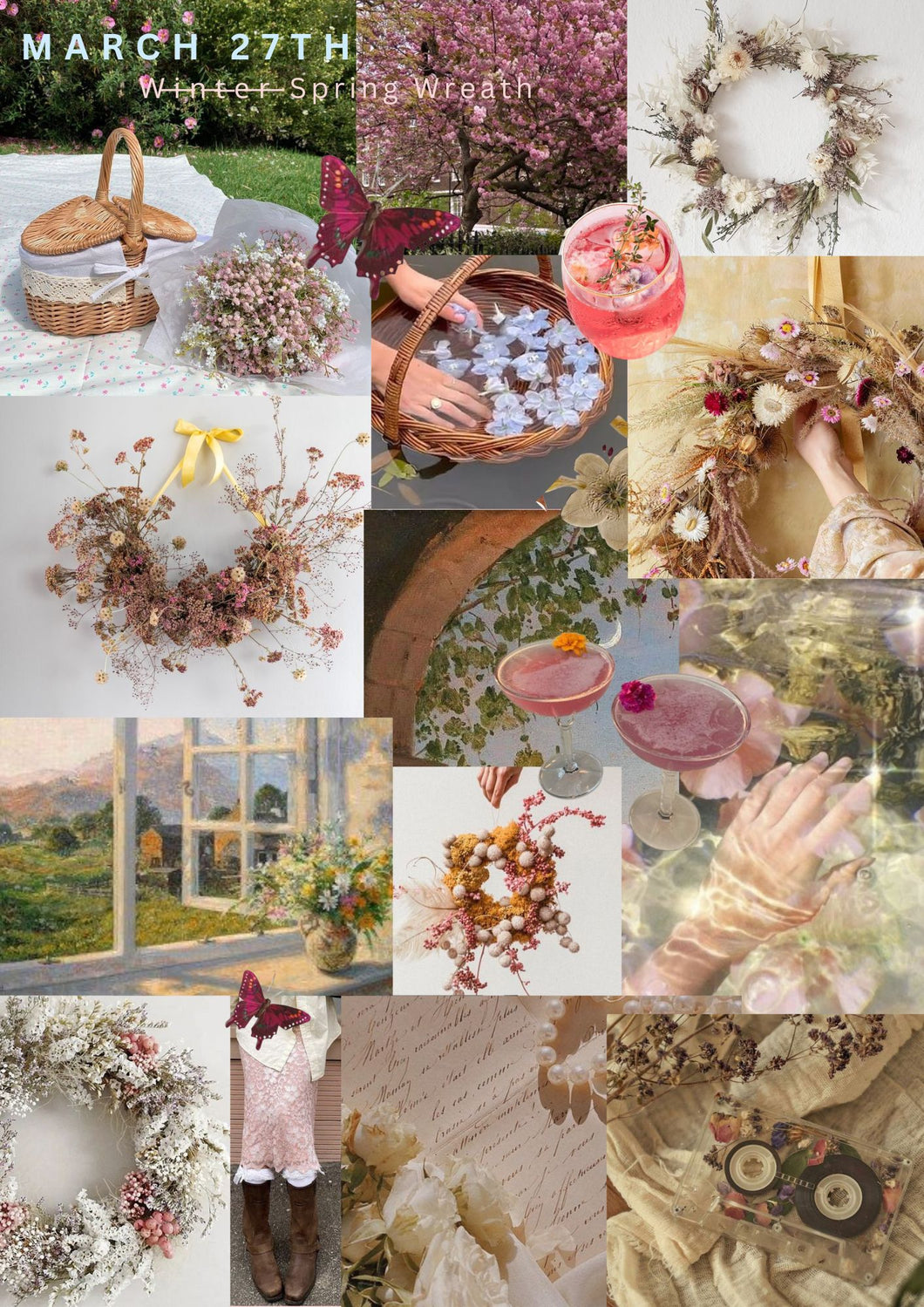Rococo Winter Series Workshops | 3.27 W̶i̶n̶t̶e̶r̶ Spring Wreath
