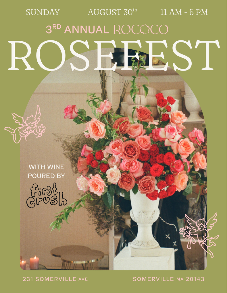Rococo Rosefest on Sunday, August 30th '26