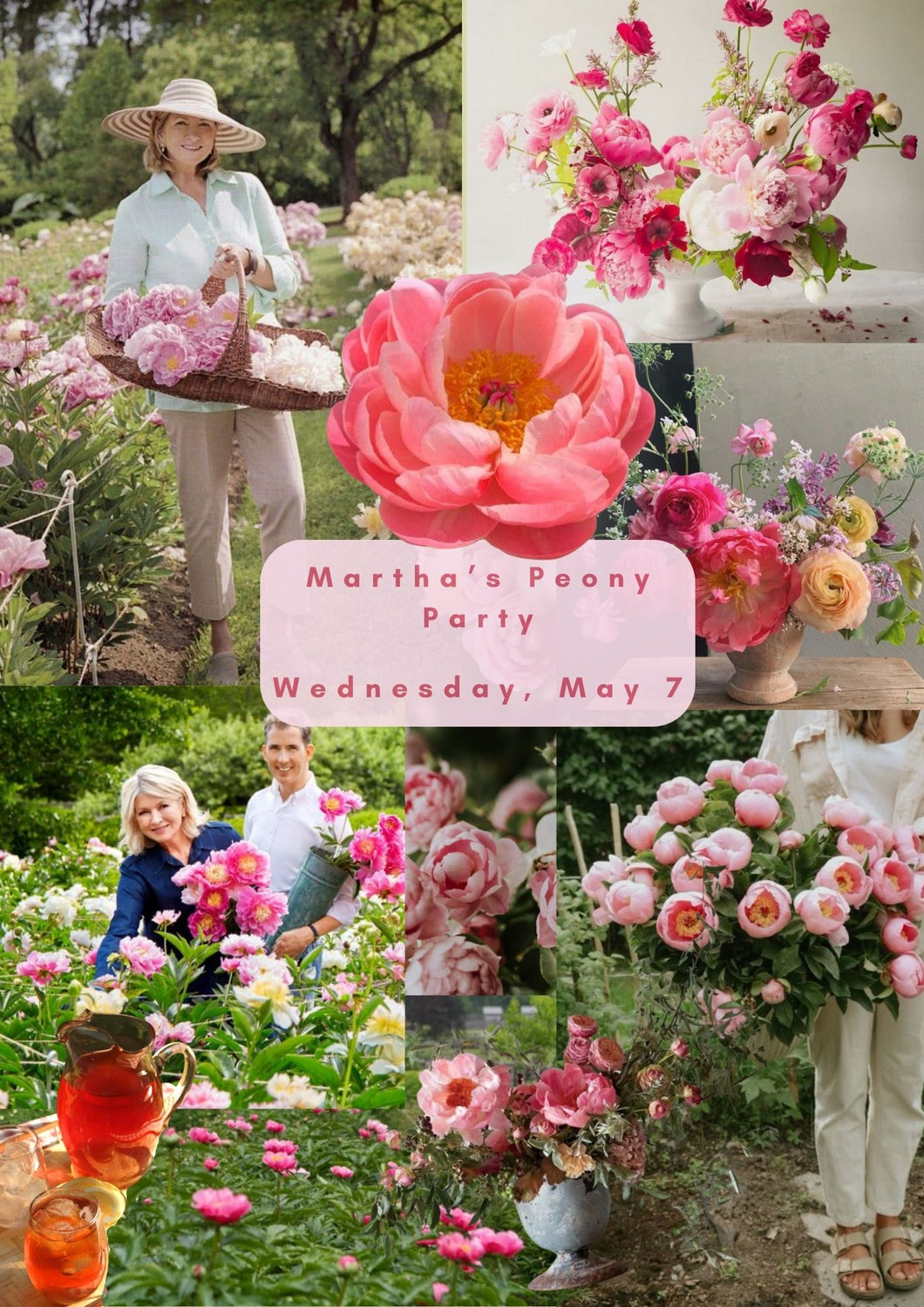 Spring Series Workshops | Martha's Peony Party 5.7.25