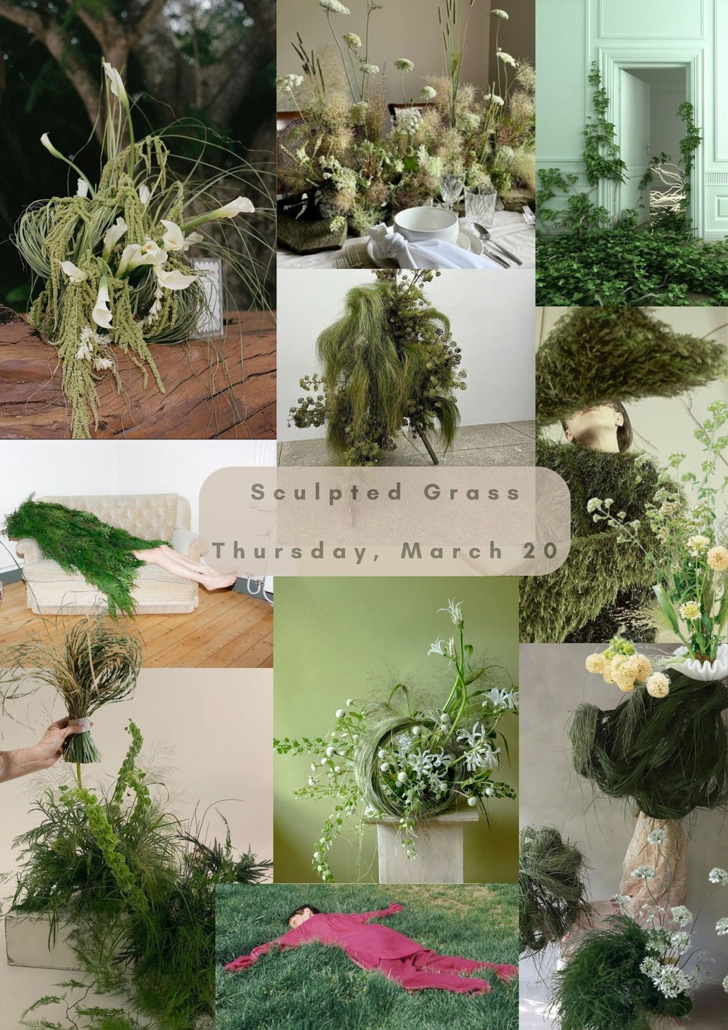 Spring Series Workshops | Sculpted Grass 3.20.25