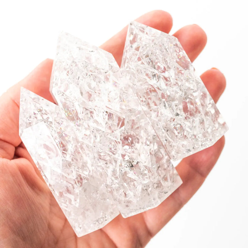 Crackle Clear Quartz Point